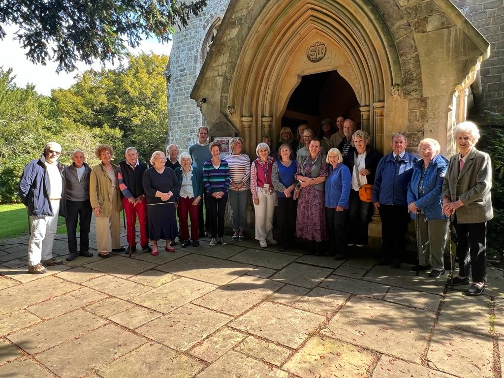 Group shot outside church